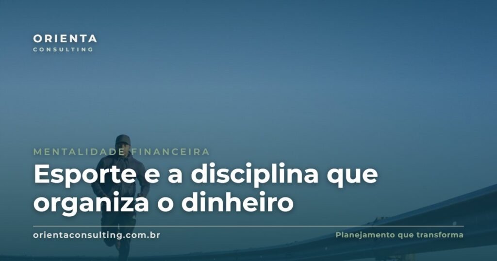 Corredor solitário numa ponte ao amanhecer — a constância do esporte que também organiza as finanças